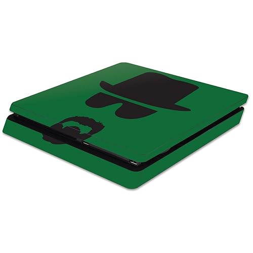 MightySkins Skin Compatible with Sony PS4 Slim Console - Breaking Badass | Protective, Durable, and Unique Vinyl Decal wrap Cover | Easy to Apply