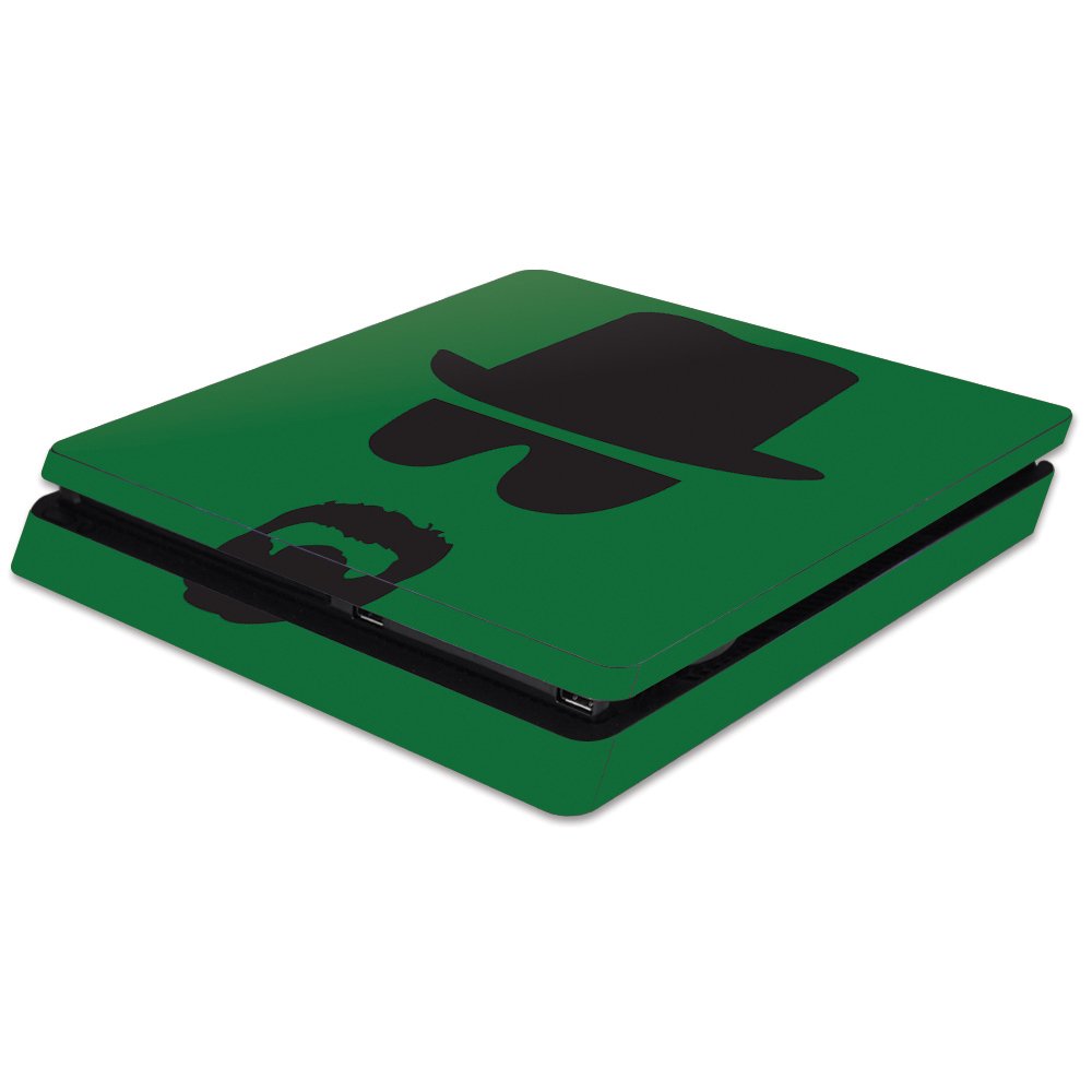 MightySkins Skin Compatible with Sony PS4 Slim Console - Breaking Badass | Protective, Durable, and Unique Vinyl Decal wrap Cover | Easy to Apply