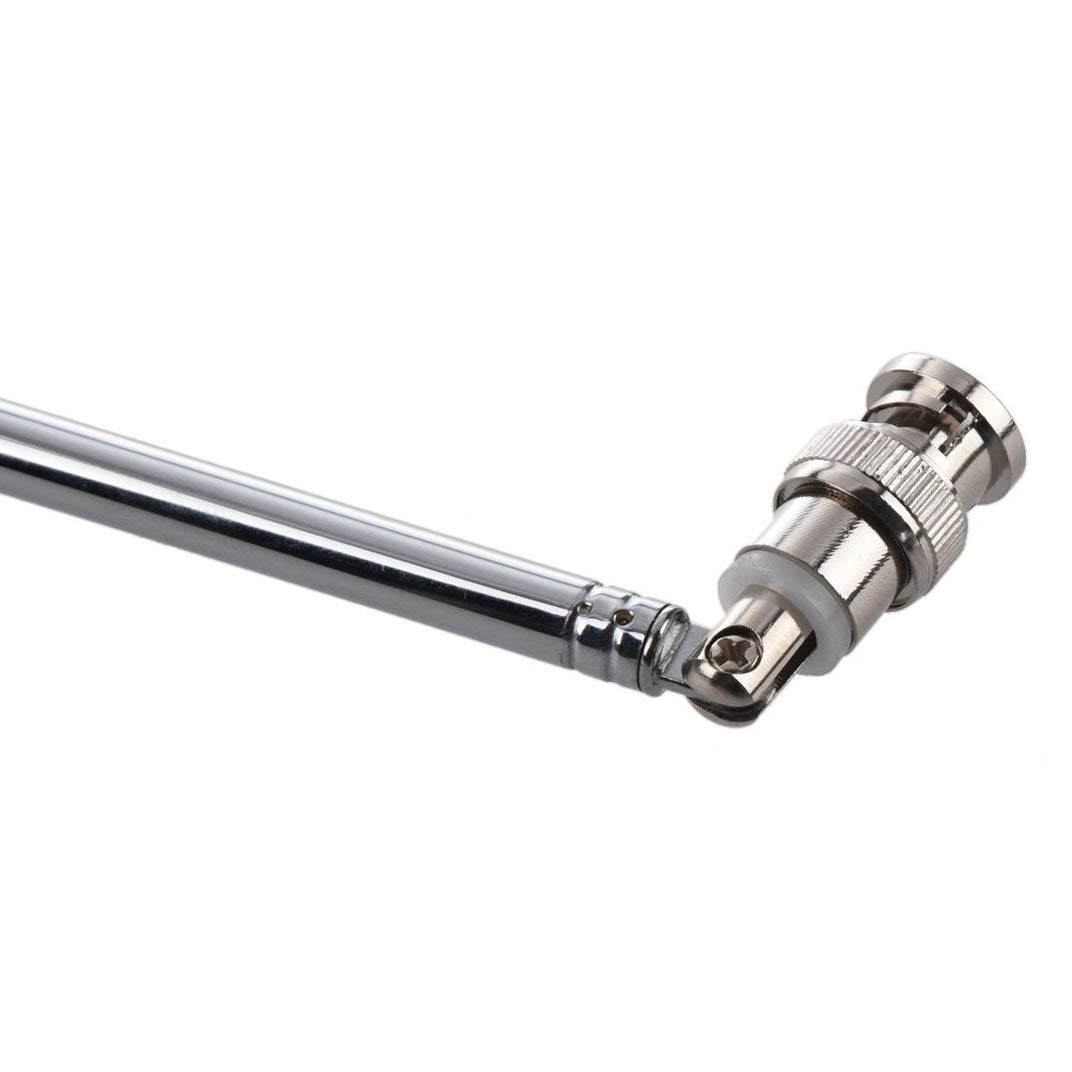 E-outstanding 7 Section Telescopic BNC Male Swivel Antenna,for TV FM Radio Scanners Remote Receivers,and Other Electronics Products