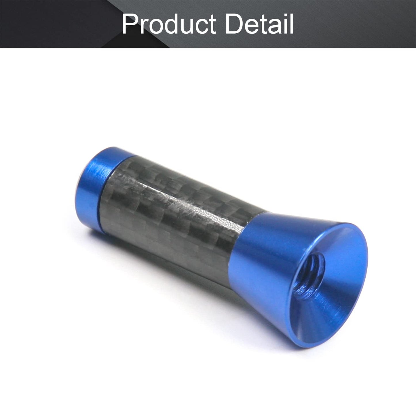 Othmro Universal 3.5cm Carbon Fiber Screw Aluminum Alloy Car Short Radio Antenna 1 pcs