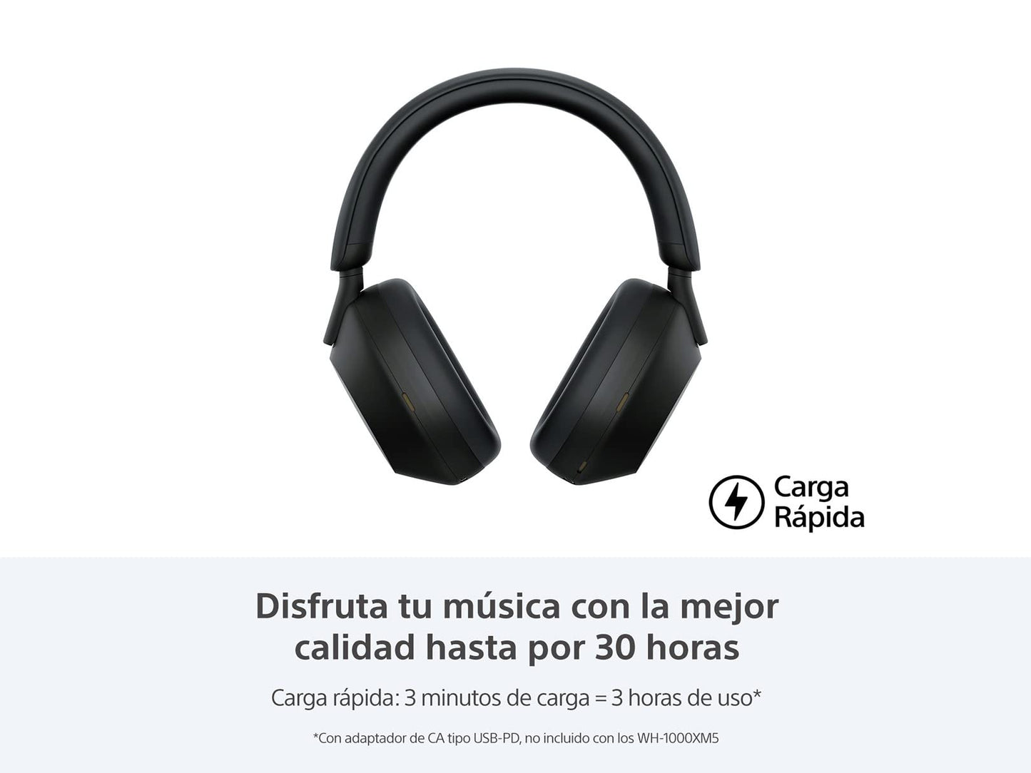 Sony WH-1000XM5 Noise Canceling Wireless Headphones - 30hr Battery Life - Over-Ear Style - Optimized for Alexa and Google Assistant - Built-in mic…
