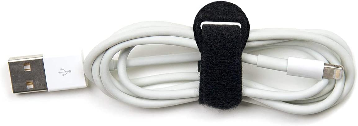 JBWKWELM 50PC Cable Ties Reusable - Cable Straps Multi-Purpose Tie Wraps Fastening Straps Used for Headphones Phones 1