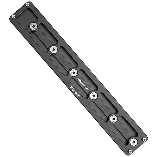 Arca Rail Mount, 9.45 inch Arca Swiss for Rifle Tripod Ballhead Quick Release Plate, Aluminum Arca Plate Compatiable RRS (9.45inch)