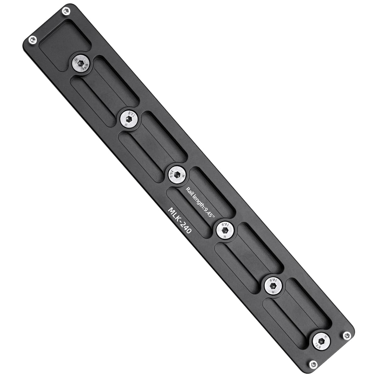 Arca Rail Mount, 9.45 inch Arca Swiss for Rifle Tripod Ballhead Quick Release Plate, Aluminum Arca Plate Compatiable RRS (9.45inch)