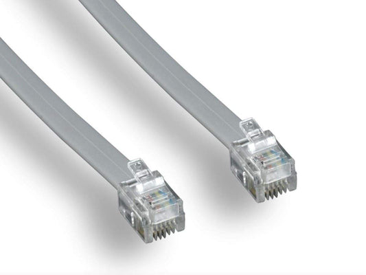 Monoprice 100936RJ11 6P4C Reverse Landline Telephone Cable, 50-Feet for Voice