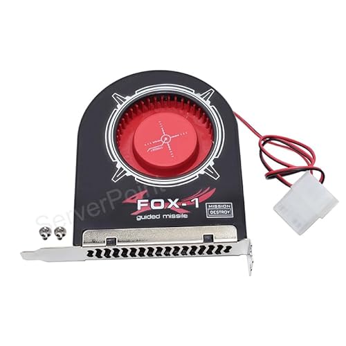 for PC Computer Chassis Case Heat Sink PCI Fan 2200RPM IDE Molex Power Radiator Blower Fox-1 Blow 12V 2-Pin Long Life Cooler Fan