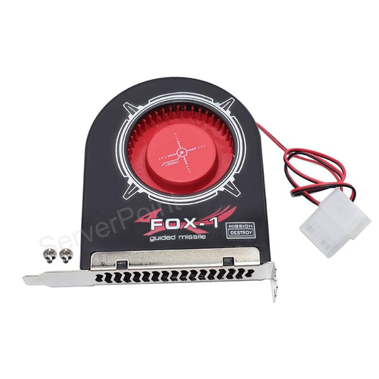 for PC Computer Chassis Case Heat Sink PCI Fan 2200RPM IDE Molex Power Radiator Blower Fox-1 Blow 12V 2-Pin Long Life Cooler Fan