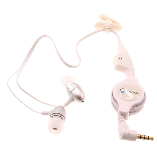 Wired Retractable Earphones Compatible with Samsung Galaxy A23,A14,A13,A03s - Headphones Handsfree Mic Headset 3.5mm