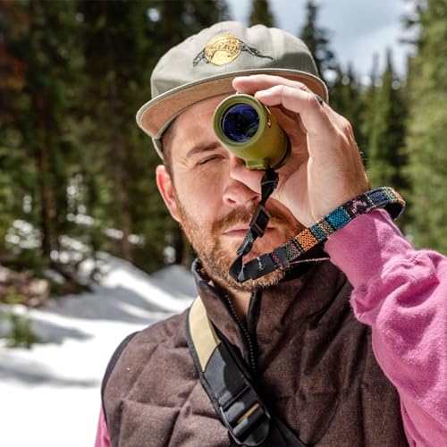 Nocs Provisions Woven Wrist Loop, Binocular, Monocular & Camera Reinforced Adjustable Wrist Sinch Strap for Men & Women