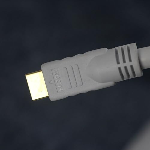 Tartan 24 AWG High Speed HDMI Cable, 6 Foot, White