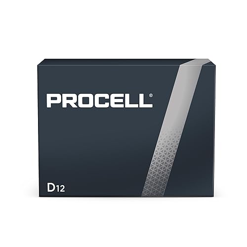 Duracell PC1300 1.5V D12 Procell Alkaline-Manganese Dioxide Battery, 12 Count (Pack of 1) - Packaging May Vary