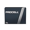 Duracell PC1300 1.5V D12 Procell Alkaline-Manganese Dioxide Battery, 12 Count (Pack of 1) - Packaging May Vary