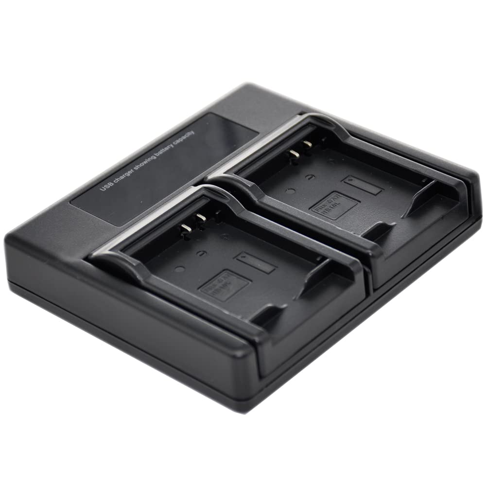 BTBAI LP-E6 Battery Charger Adapter USB Dual for LPE6 LP-E6N LPE6N LC-E6 LC-E6E 6D Mark II 6D2 Camera Charger Adatper s1a