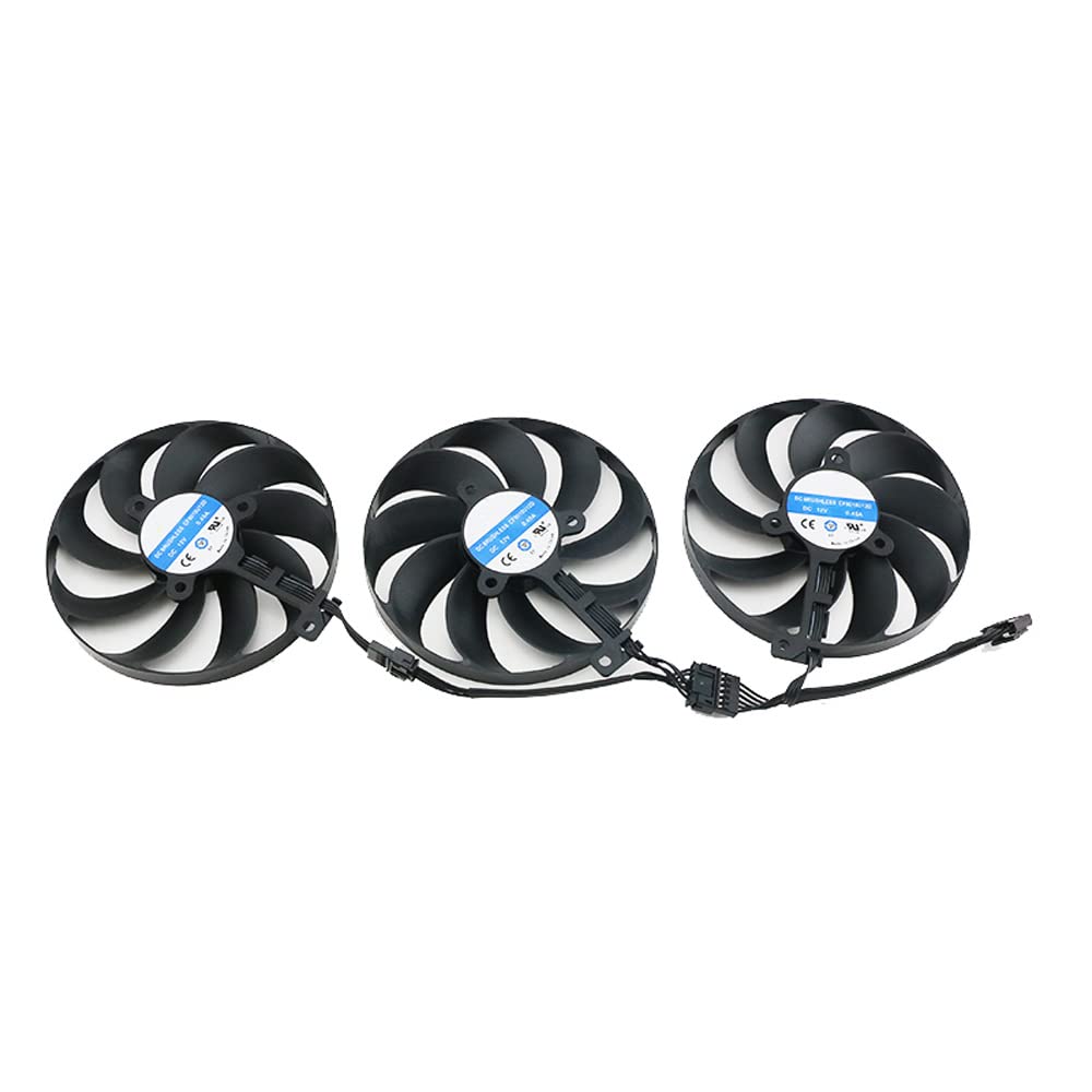 Rakstore CF9010U12D T129215BU 88mm Graphics Card Cooling Fan Replacement for ASUS TUF Gaming RTX 3060 3060Ti 3070 3070Ti 3080 3080Ti 3090 Quiet Cooler