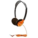 HamiltonBuhl Personal On-Ear Stereo Headphone, Orange