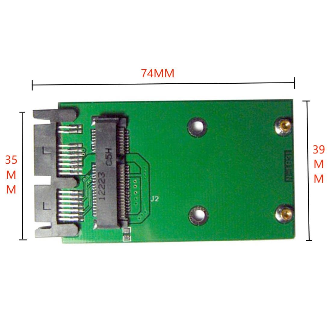 chenyang CY Mini PCI-E mSATA SSD to 1.8" Micro SATA 16Pin Hard Disk PCBA Converter Adapter