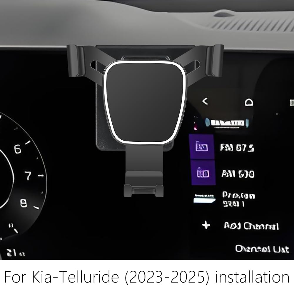 Car Phone Holder for Kia Telluride 2023 2024 2025 Auto Accessories Navigation Bracket Interior Decoration Screen Mobile Cell Phone Mount case