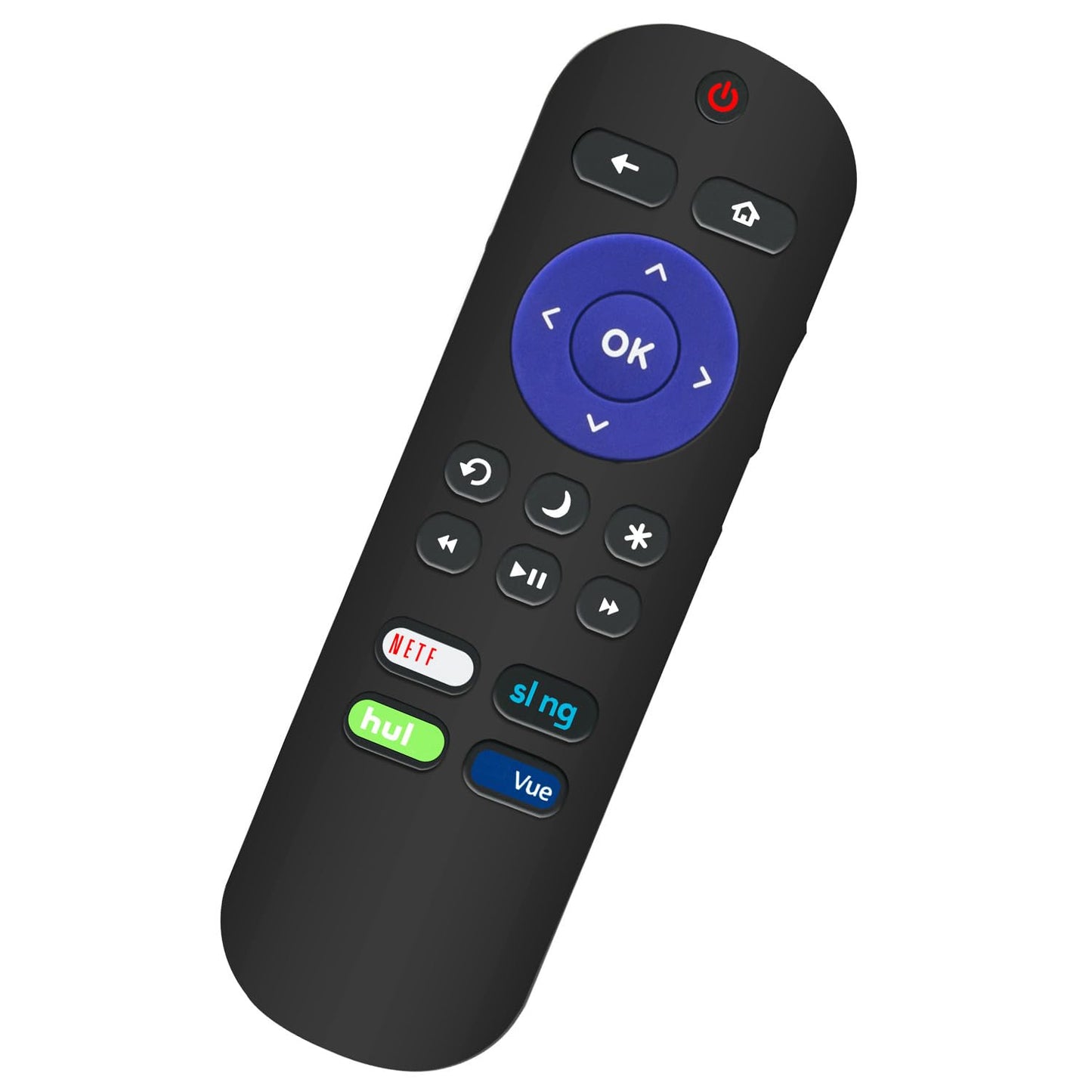 101018E0003 Replacement Remote Control Applicable for Hitachi Roku TV 43R80 49R80 55R80 65R80 49R81 55R81 60R70 49RH1 55RH1 32RC23 50RC6 60RH2