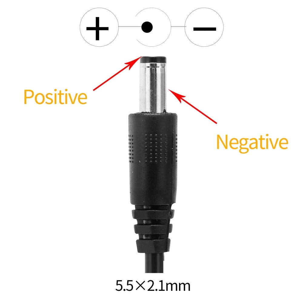 IEIK 12V 8A 96W Power Supply Adapter AC to DC Converter Charger AC 110V ~ 240V to DC 12V 8Amp Transformer for Water Pump, CCTV, Computer Project