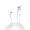 j5create USB-C to DisplayPort Cable - 4K@144Hz, 3.9ft, Type C to DP Cable, Compatible with iPhone 15 Pro/Max, MacBook Pro/Air, iPad Pro, XPS