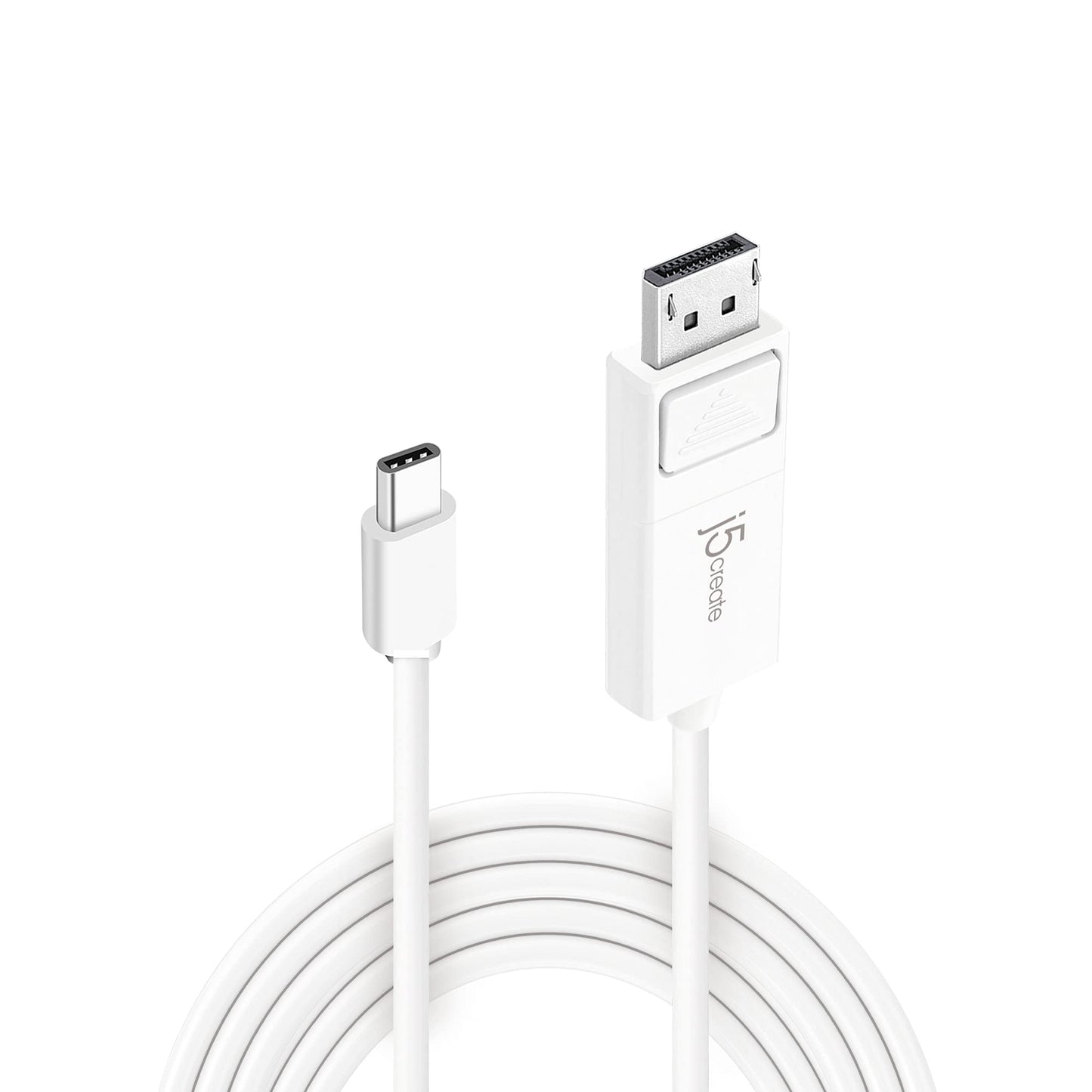 j5create USB-C to DisplayPort Cable - 4K@144Hz, 3.9ft, Type C to DP Cable, Compatible with iPhone 15 Pro/Max, MacBook Pro/Air, iPad Pro, XPS