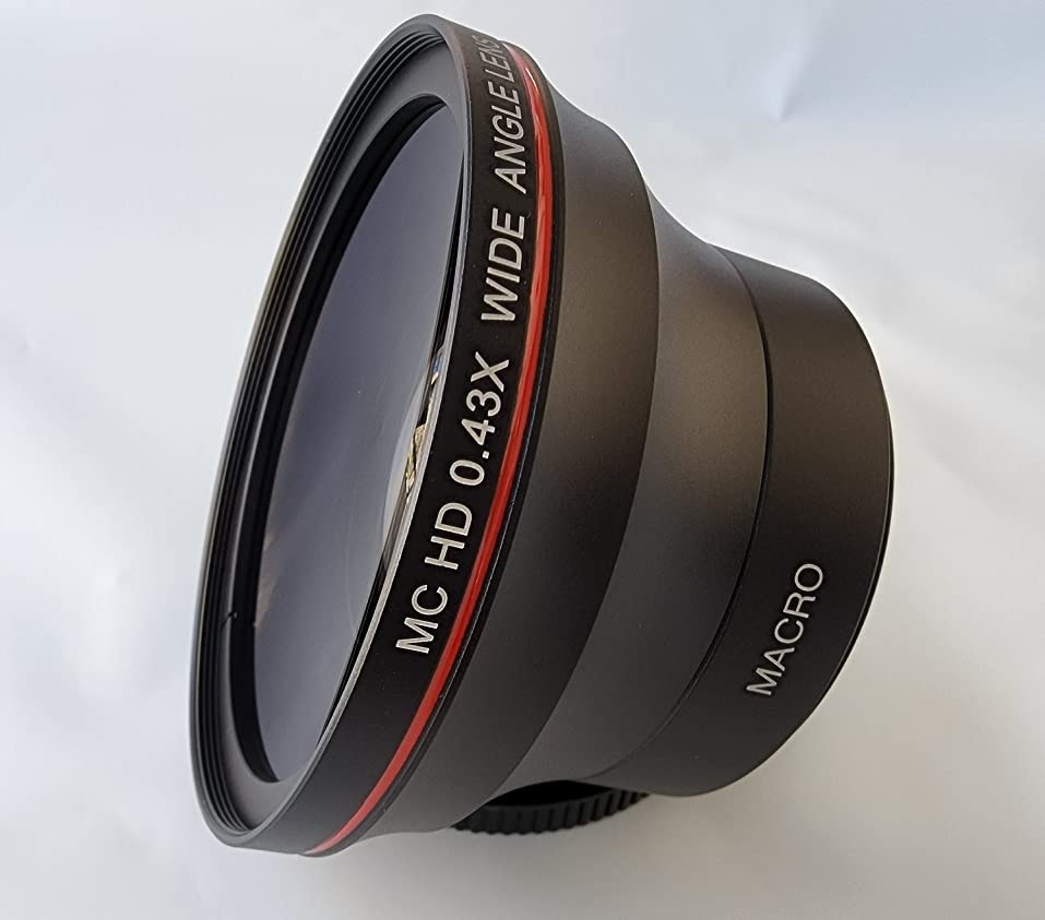 0.43x Hi Def Super Fisheye Lens with Macro for Sony Alpha ILCE-3000 A3000 (49mm Compatible)