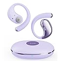 Micool Open Ear Headphones Bluetooth 6.0, Clip On Earbuds Wireless with 36H Playtime, Noise Cancelling Comfort Fit Sports Headphones