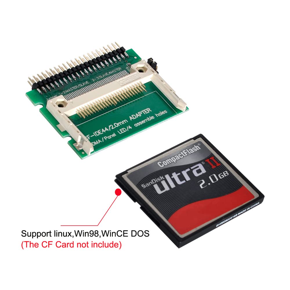 chenyang CF Compact Flash Merory Card to 2.5" 44Pin IDE Hard Disk Drive HDD SSD Adapter for Laptop