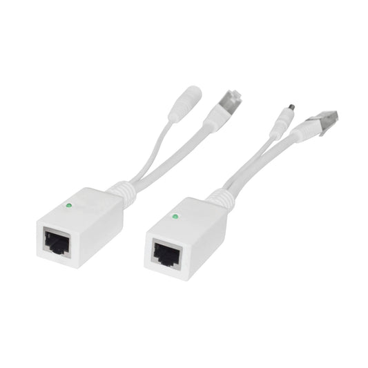 Premiertek PT-POE-GSPK GIGABIT PASSIVE POE INJECTOR AND SPLITTER KIT 9/48V White