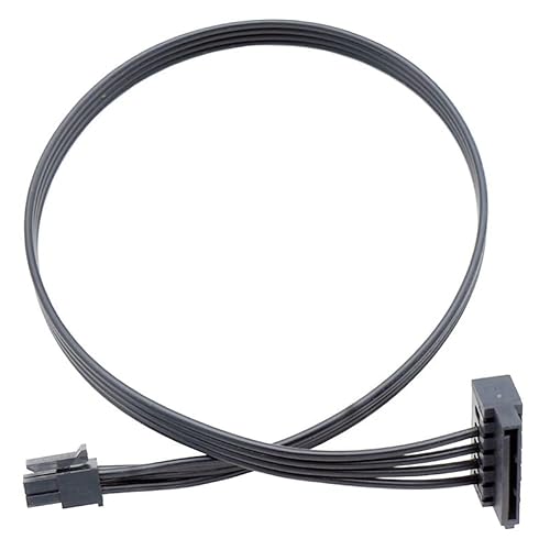 Furlet HDD SATA Power Cable SATA 15 Pin to Mini 6 Pin ATX Adapter Compatible with Dell Inspiron 3653 3650 Series,3655 3250/3252/3268 3660 3667 3668
