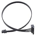 Furlet HDD SATA Power Cable SATA 15 Pin to Mini 6 Pin ATX Adapter Compatible with Dell Inspiron 3653 3650 Series,3655 3250/3252/3268 3660 3667 3668