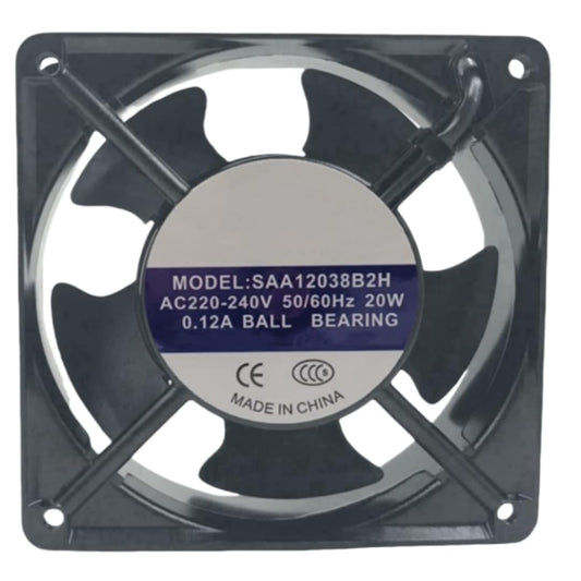 SAA12038B2H Fan 12CM for 220/240V 0.12A 20W 12038 120X120X38MM 2-Wire Cooling Fan