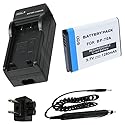 Battery and Charger for Samsung BP70A, EA-BP70A and Samsung WB30F, WB35F, WB50F, DV150F, ST150F, MV800, ES65, ES67, ES70, ES71, ES73, ES74, ES75