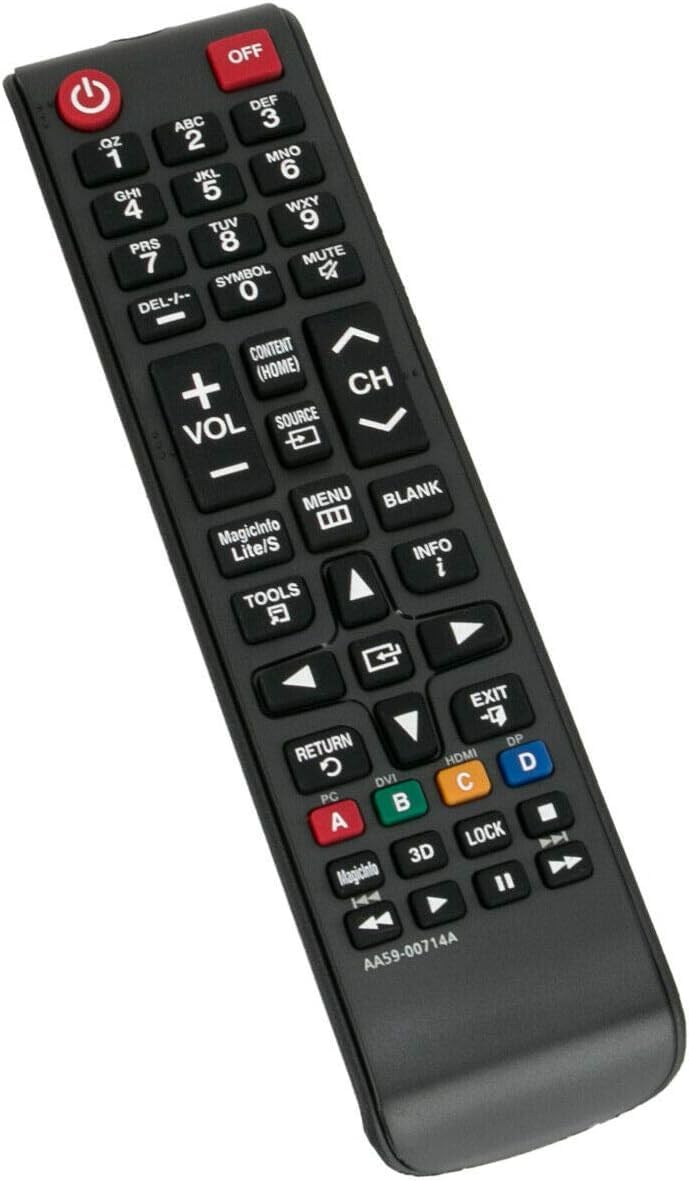 AA59-00714A for Samsung TV Remote Replacement Samsung Monitor Display ME40C ME46C ME55C ME75C ME95C PE40C PE46C PE55C UD46C UD55C UD55D UE46C UE55C