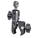 FANAUE Action Camera Universal Ball Adapter with Handlebar Base Mount Strong Rod Clamp,B Size 1" Ball Compatible Gopro Hero Series/AKASO/DJI/Action