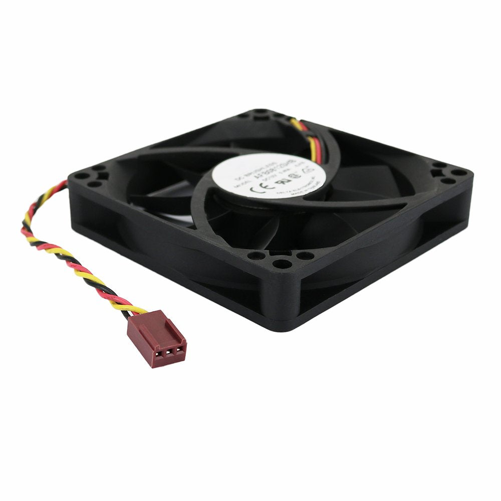 TwinkleBay 80x15mm Cooling Fan, Replace AFB0812SHB DC Brushless Cooling Fan, 80mm by 80mm by 15mm with TX3 Connector (DC12V 0.4A)