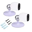 Haoyou Table Ceiling Mounts Compatible with Magnetic Arlo/Arlo Pro/Arlo Pro 2 Camera and SimpliSafe Outdoor Security Camera (2 Pack White)