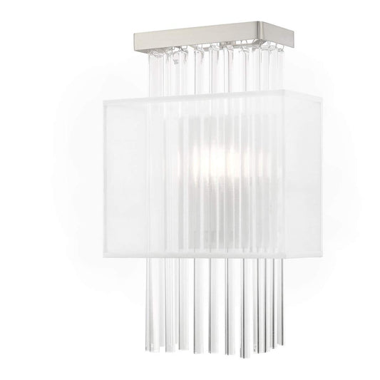 Livex Lighting 1 Lt Brushed Nickel ADA Wall Sconce
