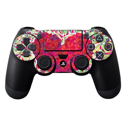 MightySkins Skin Compatible with Sony PS4 Controller - Stained Heart | Protective, Durable, and Unique Vinyl Decal wrap Cover | Easy to Apply, Remove
