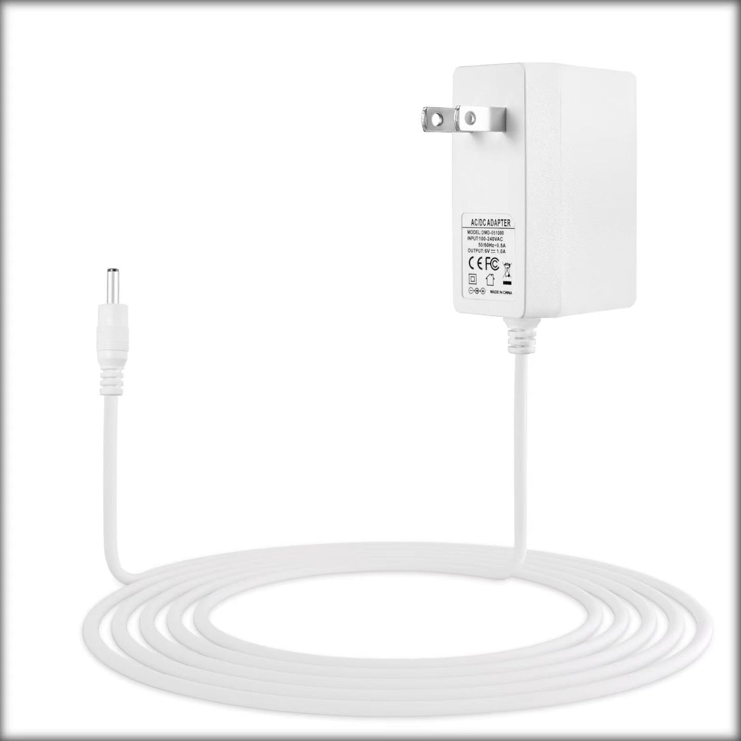 for vtech Baby Monitor Charger Cord is Suitable for The 6V vtech Baby Monitor Models DM221, DM221-2, DM223, and DM251 as Well as DM111, DM112, DM222…