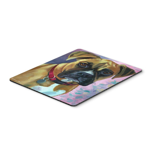 Caroline's Treasures 7338MP Natural Fawn Boxer Mouse Pad, Hot Pad or Trivet for Home Office Gaming Working Computers Laptop Mouse Mat,Washable Large