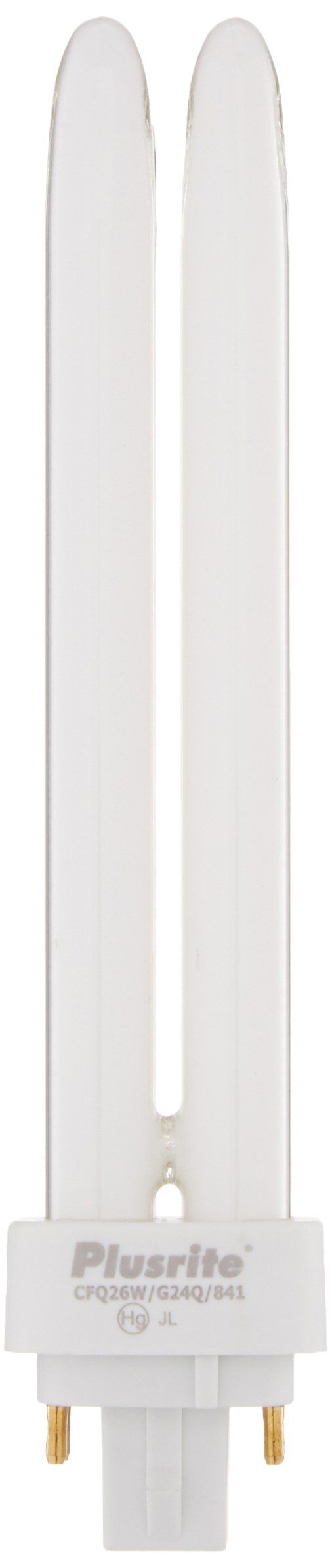 Plusrite 4035-4 Pin G24q-3 Base - 4100K - CFQ26W/G24q/841-26W Compact Fluorescent Light Bulb