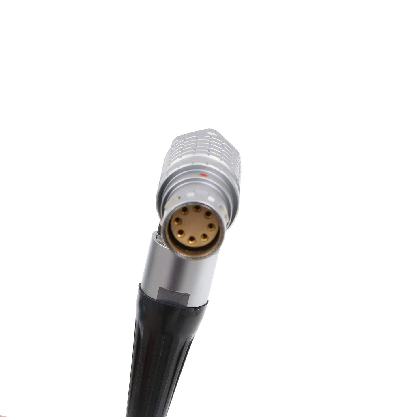 Alvin's Cables Arri Alexa Mini Camera Coiled Power Cable 8 Pin Female Right Angle to D Tap