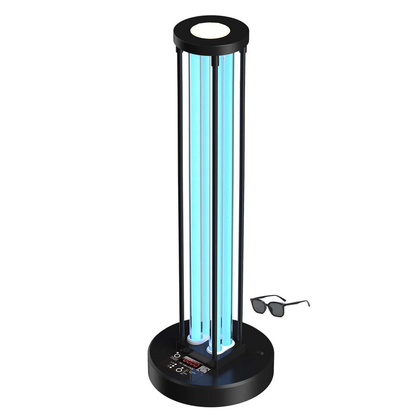 LNBEI Ultraviolet Germicidal Lamp,110w UV+Ozone Light Sanitizer for Whole Room, 99.99% Sanitization Rate,Three-Step Timing Remote Control, Blue Ligh