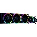 Razer Hanbo Chroma RGB All in One Liquid Cooler aRGB Pump Cap: AIO Design - Quiet, Powerful aRGB Fans - PWM Fan Controller Support - Intel LGA 115X