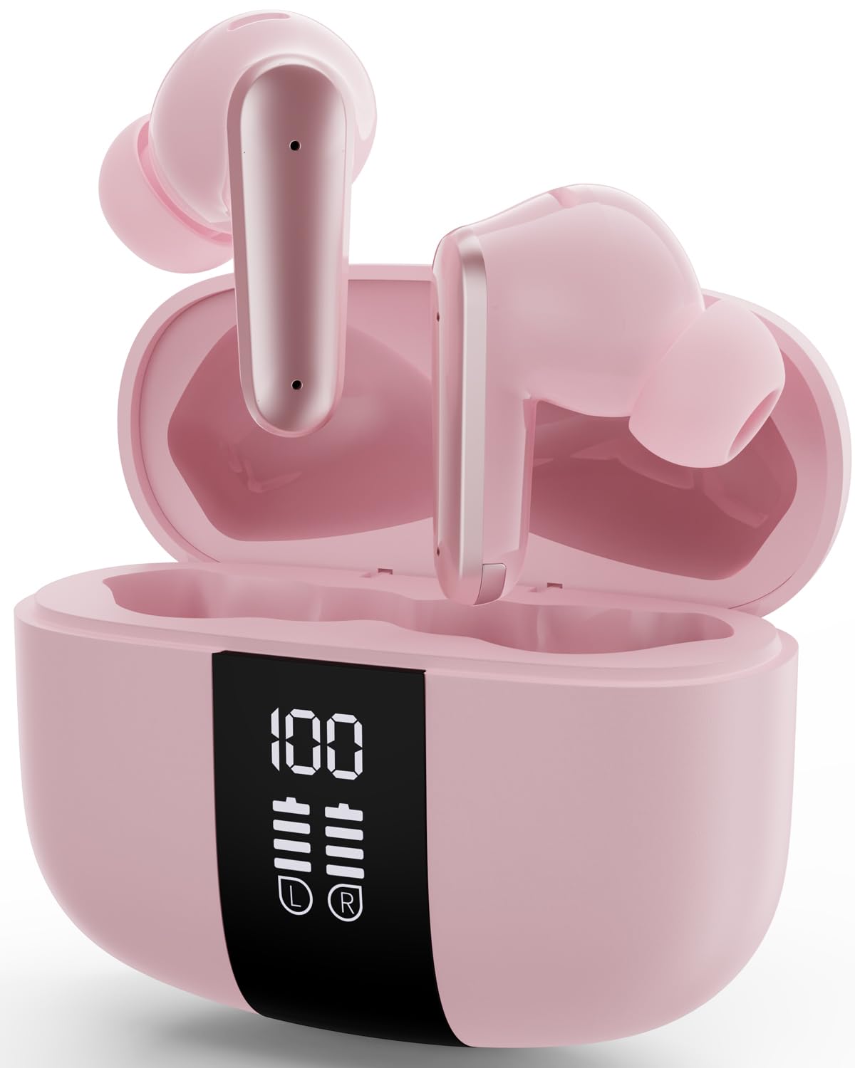 App1e AIRP0Ds Pro Alternative Wireless Ear Buds, Studio-Quality, Deep Bass, Enhanced Audio Clarity, Bluetooth 5.4 Earbuds, ENC Noise Cancelling Call…