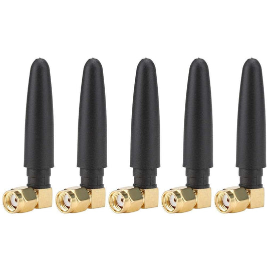 5Pcs 2.4GHZ Antenna Internal Thread 3dbi SMA Antenna with Internal Copper Material for Small Digital Equipment(L SMA Female)