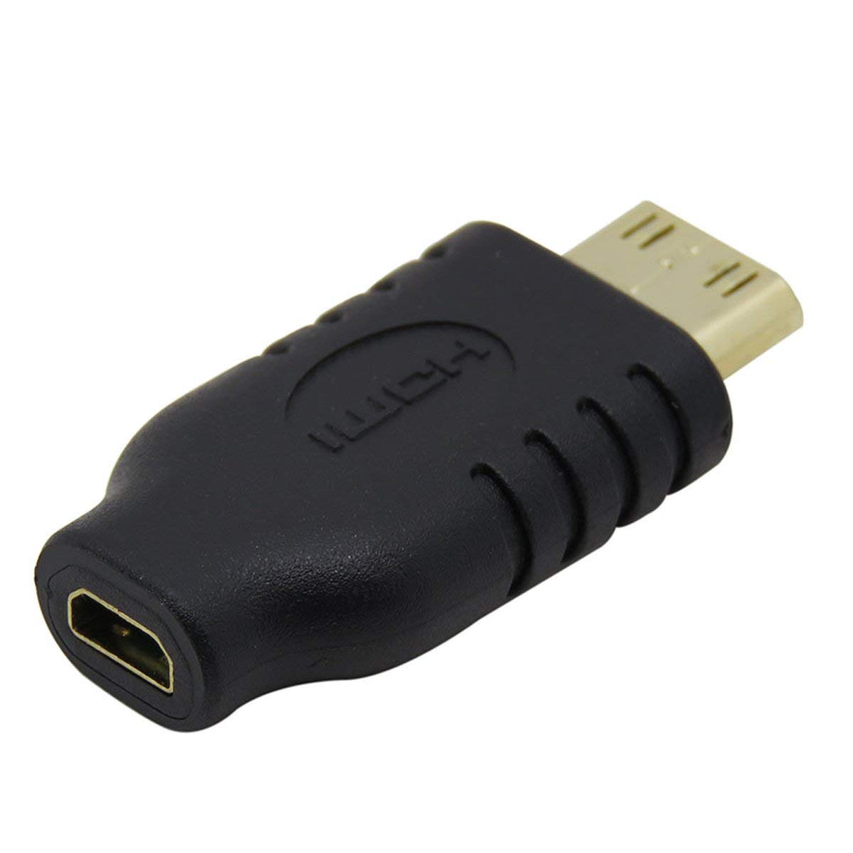 JSER Type D Micro HDMI Socket Female to Type-C Mini HDMI 1.4 Male Convertor Adapter Support 4K 60hz