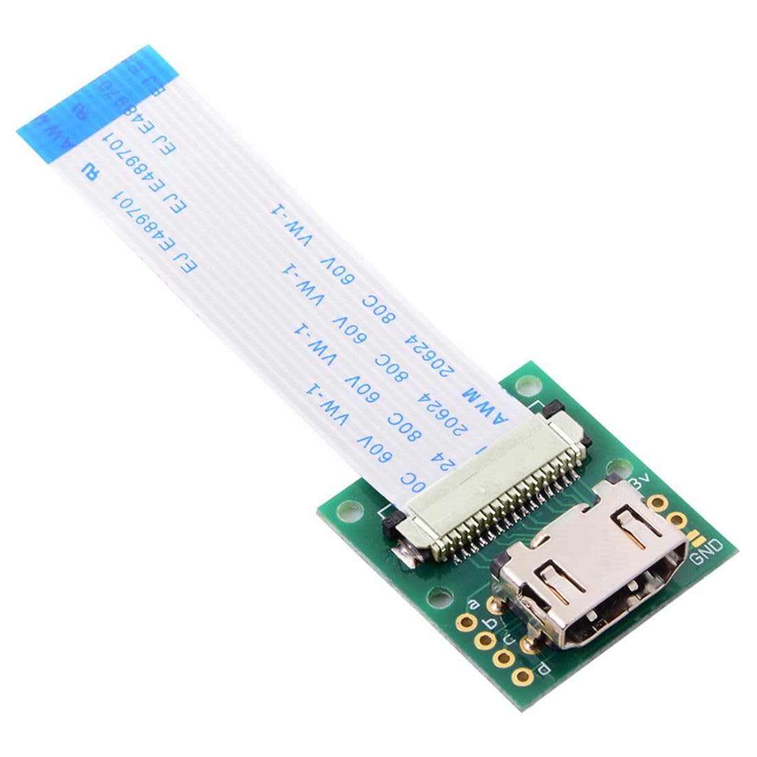 chenyang 2 Pack HDMI to CSI Raspberry PI Camera Module Expansion Adapter with Flat Ribbon Flex Cable 5cm