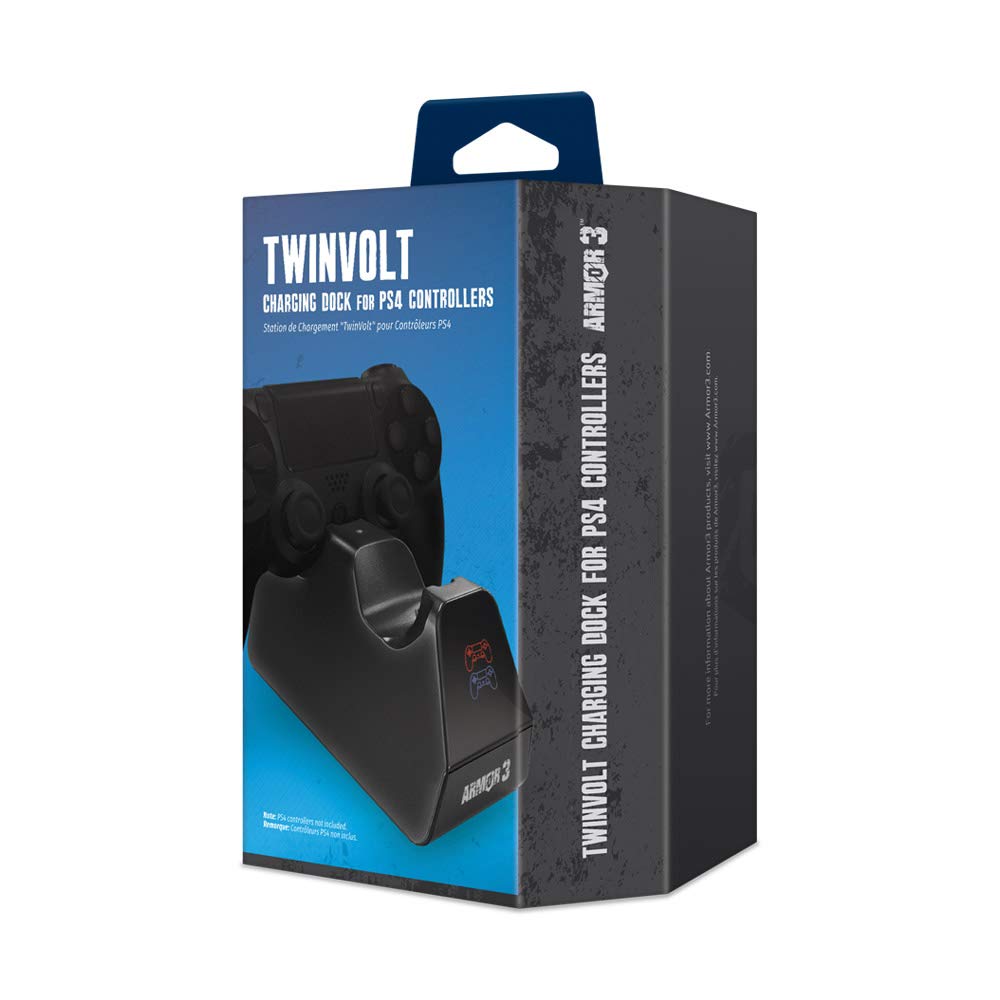 Armor3 "TwinVolt" Charging Dock for PS4 Controllers
